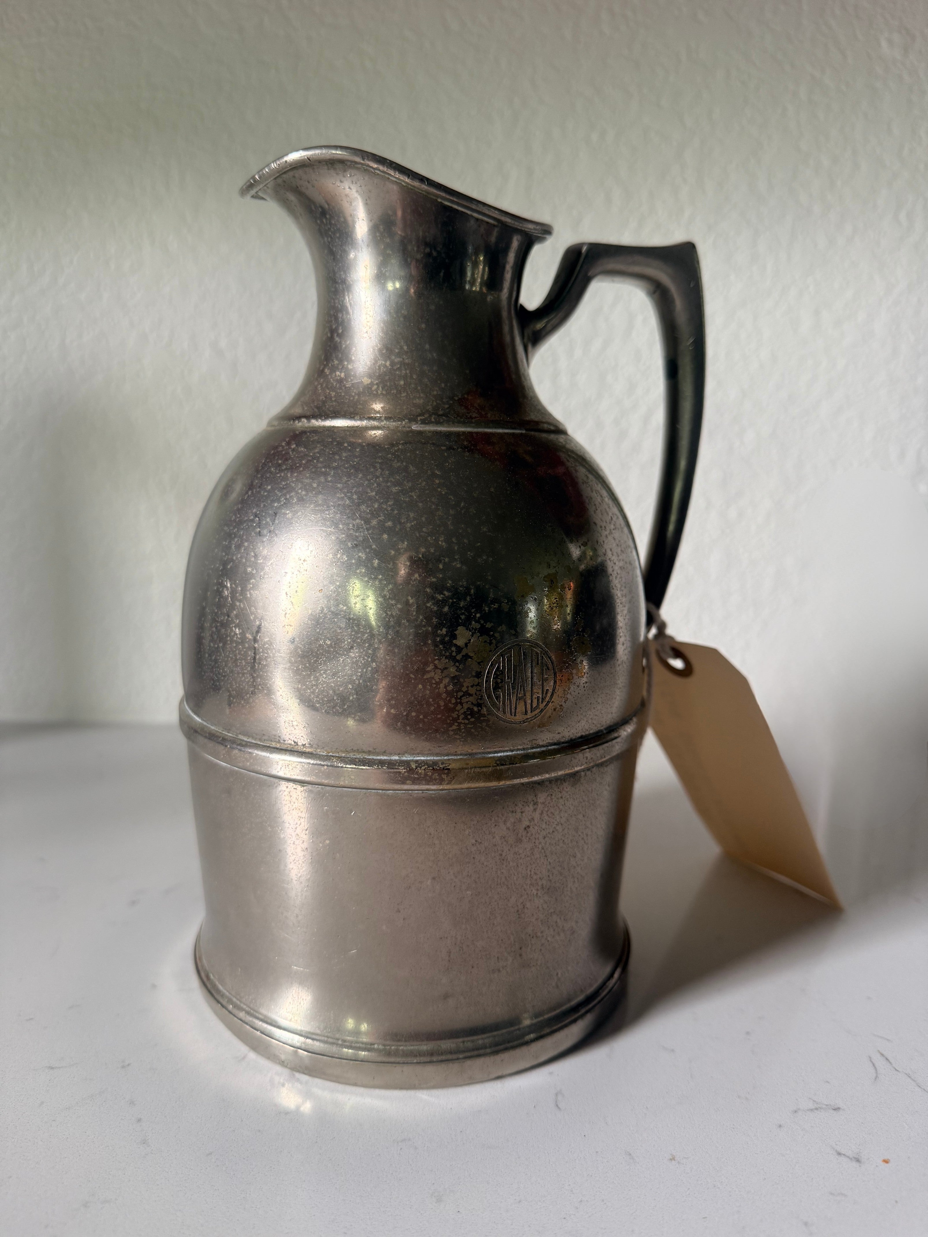 Grace Pewter Pitcher | Vintage
