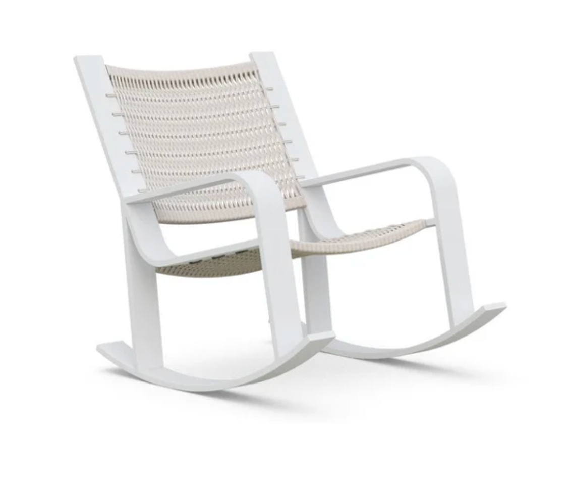 Cozumel Rocking Chair | White