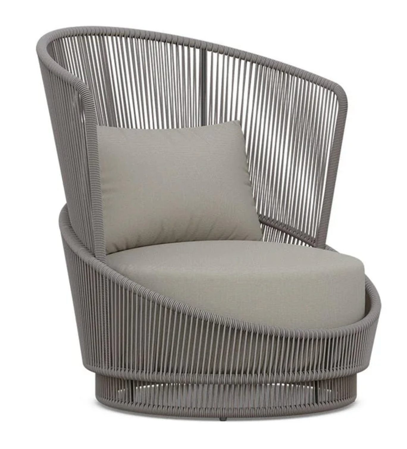Palma Swivel Club Chair | Truffle Cushion