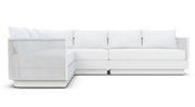 Porto Left Arm Sectional | White