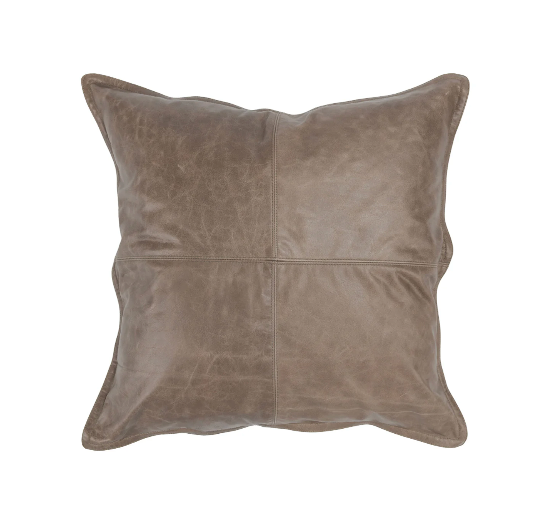 Genuine Leather Pillow | Neutral Edit