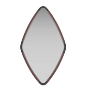 Brielle Mirror | Oxblood Leather