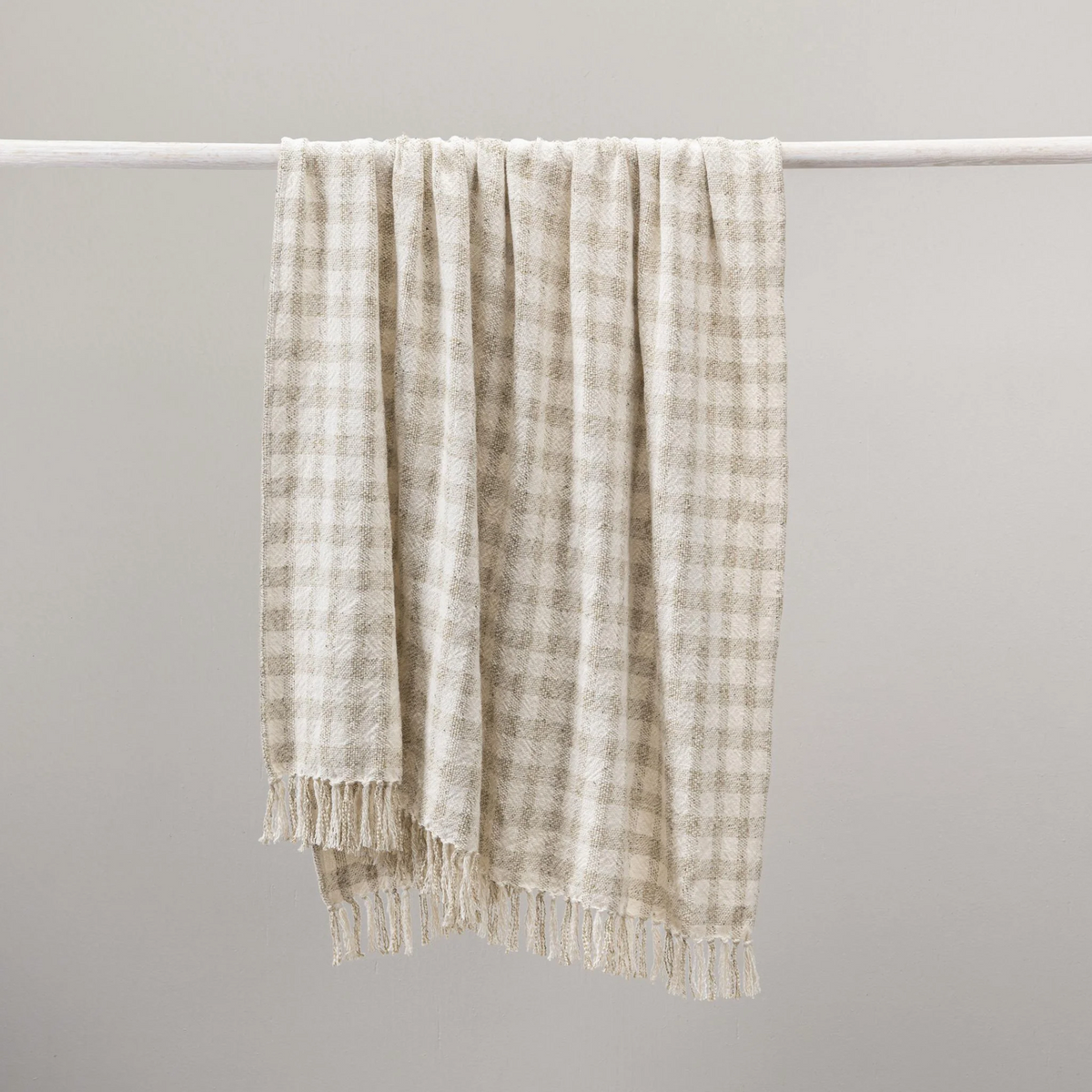 Sari Throw| Natural & Ivory