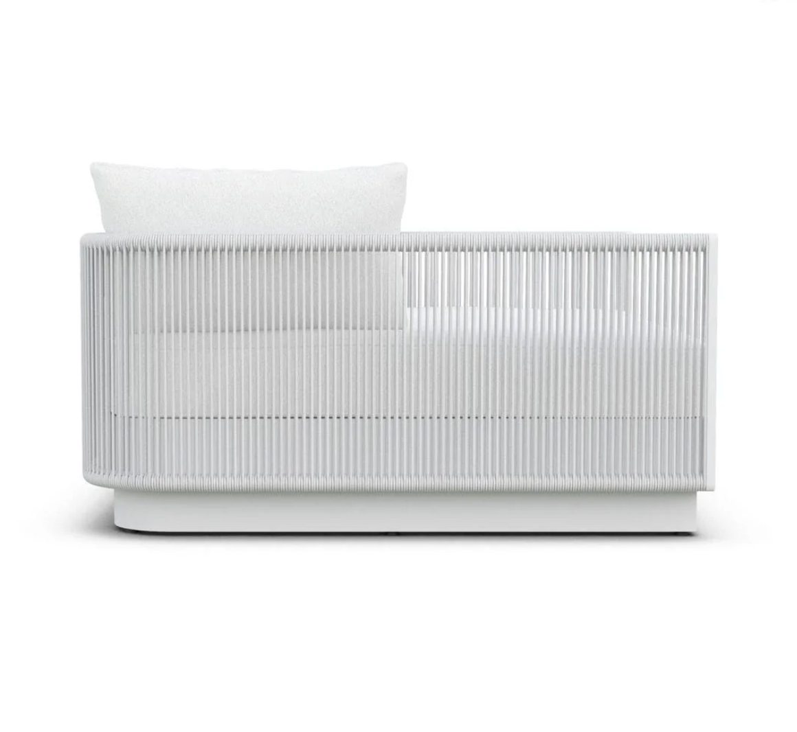 Porto Left Arm Sectional | White