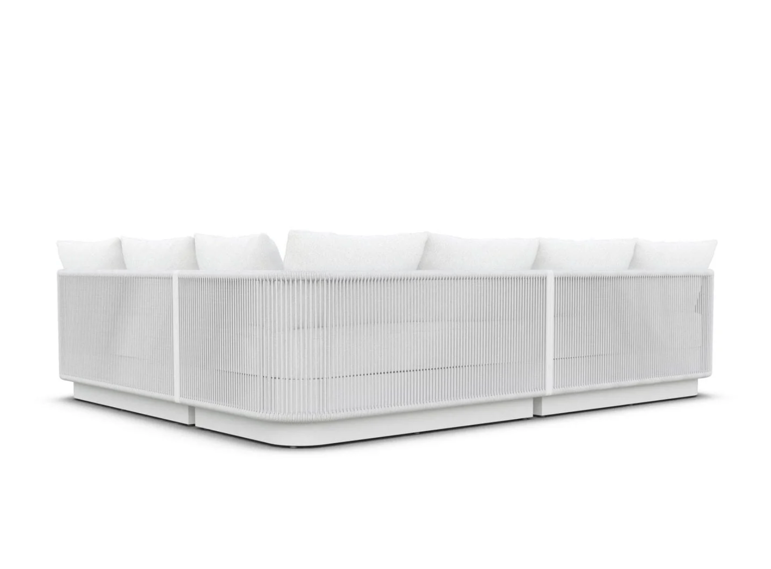 Porto Right Arm Sectional | White