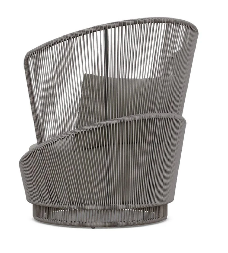 Palma Swivel Club Chair | Truffle Cushion