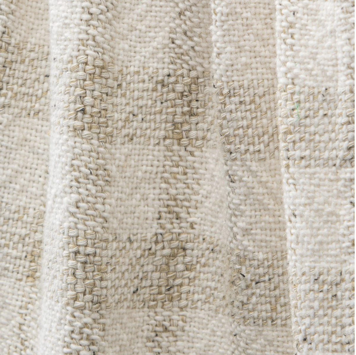 Sari Throw| Natural & Ivory
