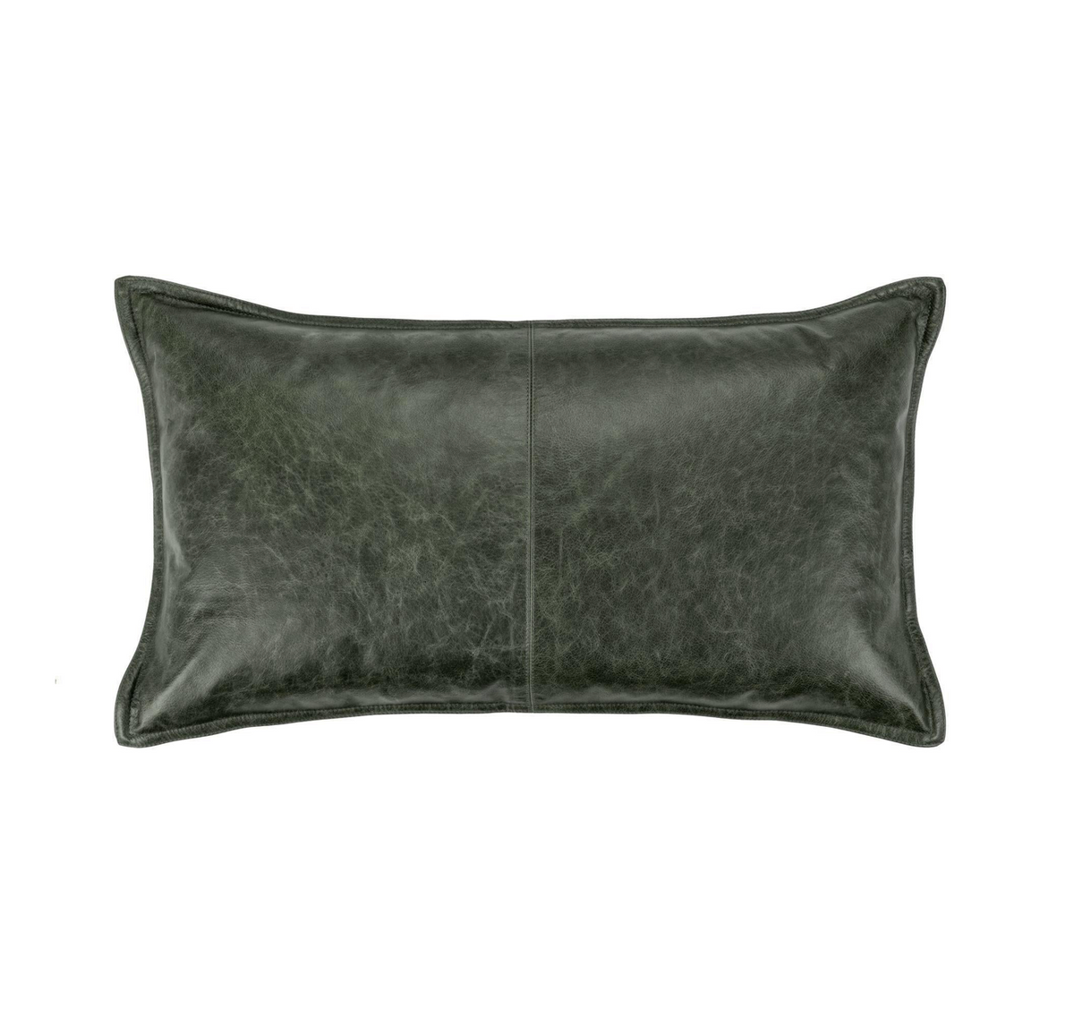 Leather Pillow | Acre Forest Green