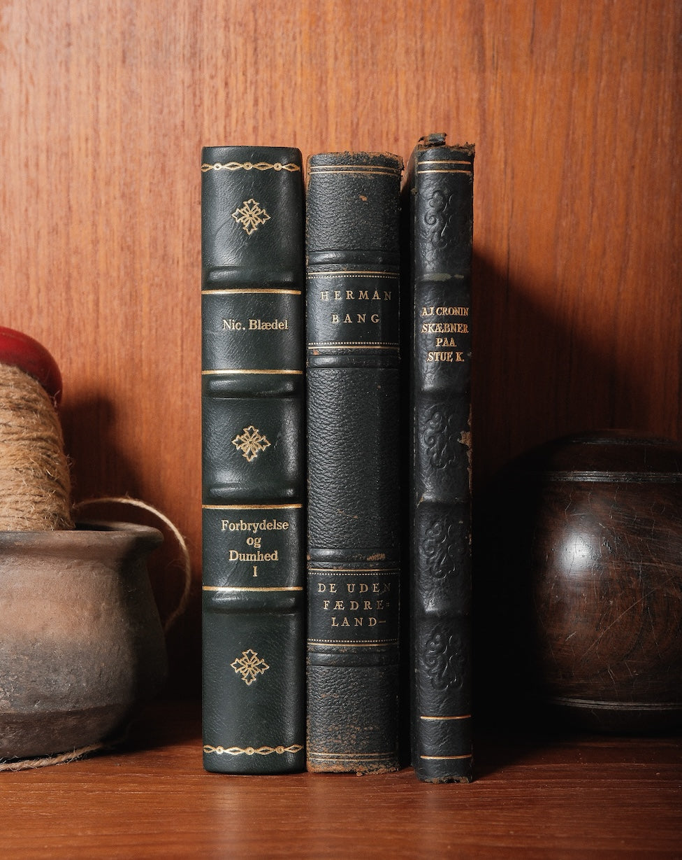 Black Decorative Books | Set of 3