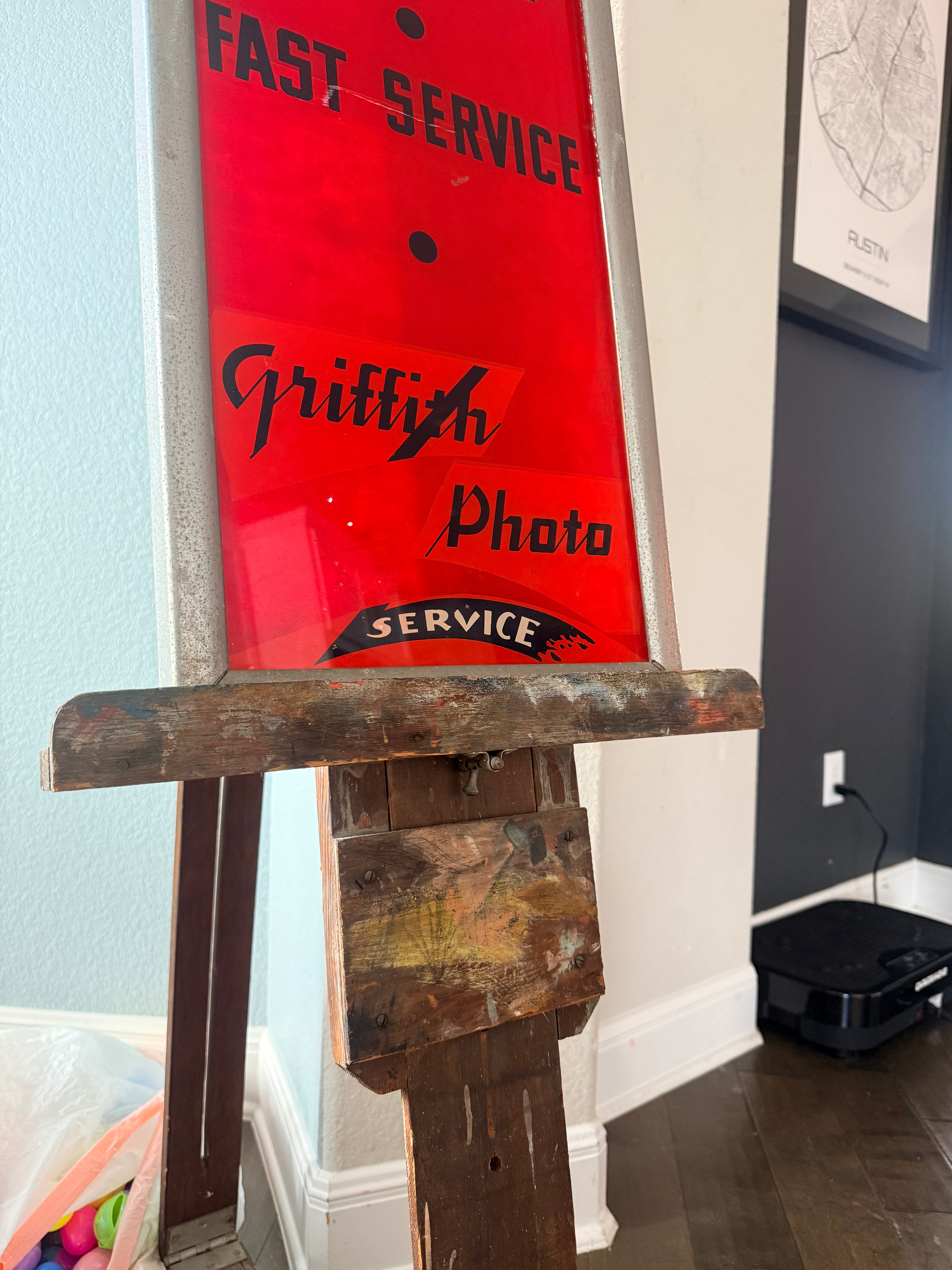 Patina Wooden Stand | Vintage